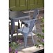 Bolero Bistro vierkante tafel grijs 66cm