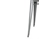 Bolero Bistro vierkante tafel grijs 66cm