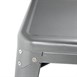 Bolero Bistro vierkante tafel grijs 66cm