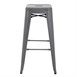 Bolero Bistro stalen barkruk grijs (4 stuks)