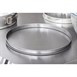 Matfer Bourgeat platte RVS taartring glad 28cm