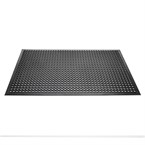 Jantex rubberen antivermoeidheidsmat zwart 150 x 90cm