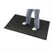 Jantex rubberen antivermoeidheidsmat zwart 150 x 90cm