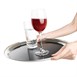 Olympia RVS antislip dienblad rond