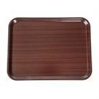 Cambro Capri gelamineerd dienblad mahonie
