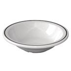 Olympia Kristallon melamine kommen met zwarte rand 15cm (12 stuks)