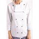 Whites Chicago unisex koksbuis lange mouw wit