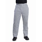 Whites Vegas unisex koksbroek zwart-wit geruit