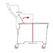 Jantex Kentucky rolemmer met wringer geel 20L
