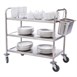 Vogue RVS serveerwagen 3 plateaus L - 93(h) x 86(b)