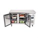 Polar U-serie 2-deurs koelwerkbank 228L
