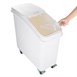 Vogue polypropyleen ingredientenbak met schep 81ltr