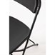 Bolero opklapbare stoelen zwart (10 stuks)