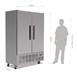 Polar g-serie dubbele deur slanke vriezer 960ltr