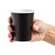 Fiesta Recyclable koffiebekers enkelwandig zwart 23cl