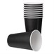 Fiesta Recyclable koffiebekers enkelwandig zwart 45cl (50 stuks)