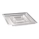 APS Float vierkant transparant deksel 19x19cm