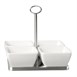 APS Pure vierkante melamine kom wit 9x9cm