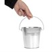 Olympia ronde gegalvaniseerde emmer 13cm