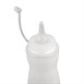 Vogue knijpfles met dop 34cl transparant