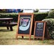 Olympia houten stoepbord 85x50cm