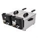 Caterlite dubbele friteuse voor licht gebruik 2x 3,5L