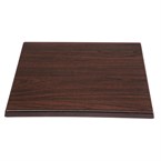 Bolero vierkant tafelblad donkerbruin 60cm