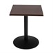 Bolero vierkant tafelblad donkerbruin 60cm