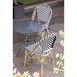 Bolero ronde stalen terrastafel grijs 60cm