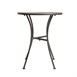Bolero ronde stalen terrastafel grijs 60cm