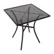 Bolero vierkante stalen bistro tafel zwart 70cm