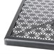 Bolero vierkante stalen bistro tafel zwart 70cm