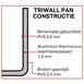 Vogue Triwall mini koperen steelpan 9(Ø)cm 330ml