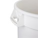 Vogue ronde voorraadcontainer wit 76L