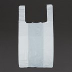 Grote witte plastic zakken (1000 stuks)