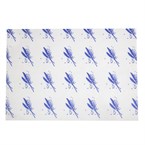 Vetvrij hamburger papier blauw (1000 stuks)