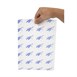 Vetvrij hamburger papier blauw (1000 stuks)