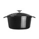 Vogue ronde inductie braadpan zwart 3,2L