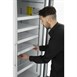 Polar g-serie rechtopstaande vitrinediepvriezer 920ltr wit