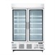 Polar g-serie rechtopstaande vitrinediepvriezer 920ltr wit