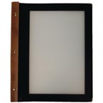 Securit menumap hout A4 zwart