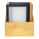 Securit menumappen set met houten box A4 zwart (20 stuks)