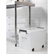 Araven mobiele voedselcontainer met deksel 50L