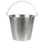 Jantex roestvrijstalen emmer 12ltr