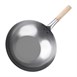 Vogue zacht stalen wok met platte bodem 35,5cm