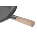 Vogue zacht stalen wok met platte bodem 35,5cm
