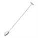 Olympia RVS gedraaide cocktaillepel met stamper 27cm