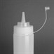 Vogue knijpfles/doseerfles transparant 340ml