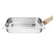 Vogue roestvrijstalen geperforeerde 1/1 gastronorm bak 100mm