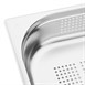 Vogue geperforeerde RVS GN 1/2 bak 65mm
